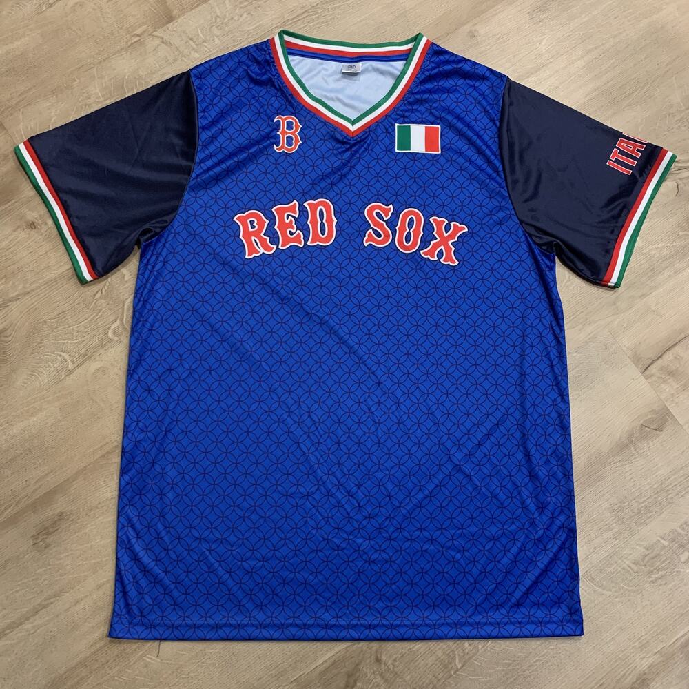 MLB Boston Red Sox Italian Night Soccer Jersey SGA 2026 Adult XL Baseball Italy